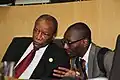 Alpha Condé et Souleymane Camara à Addis-Abeba en janvier 2017