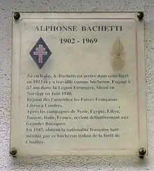 Plaque commémorative