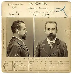 Alphonse Bertillon en 1894.