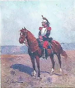 Un cavalier (1870), localisation inconnue.