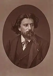 Portrait d'Alphonse Daudet reproduit en photoglyptie dans Paris-Portrait, n°262, 1878.