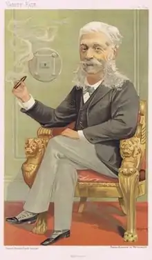 Caricature du baron Alphonse de Rothschild, Vanity Fair, 20 septembre 1894.