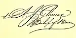 Signature de Alphonse Glorieux