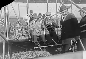 Alphonse XIII et Wilbur Wright