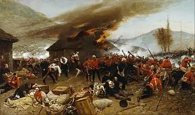 Alphonse de Neuville, La Défense de Rorke's Drift (1880)