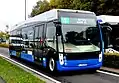 Un bus électrique Alstom NTL Aptis au Busworld 2017 de Courtrai, en Belgique.