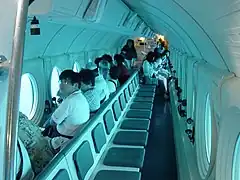 Intérieur d'un Atlantis de la société Atlantis submarines (en) (2008).