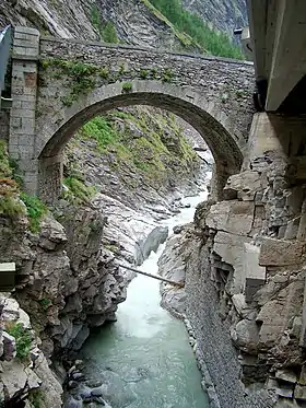 Le fond des gorges.