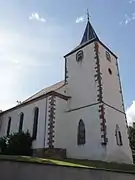 église par devant