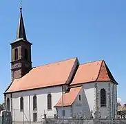 L'église Saint-Sylvestre.