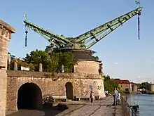 Les anciennes grues de Wurtzbourg