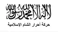 Drapeau non-officiel d'Ahrar al-Cham, rarement utilisé.