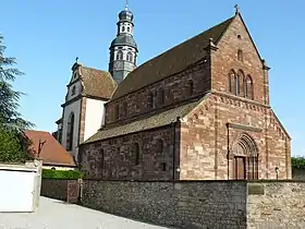 Ancienne église abbatiale Saint-Cyriaque d'Altorf.
