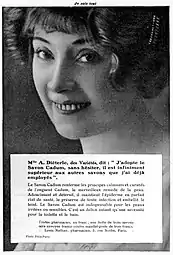 Publicité du savon Cadum par le studio Félix à Paris dans le magazine Je sais tout du 15 janvier 1913.