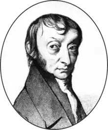 Portrait d'Amedeo Avogadro, qui a inspiré la constante Avogadro.