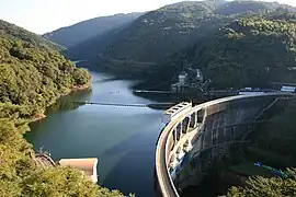 Le barrage d'Amagase.
