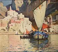 Le port d'Amalfi en 1929