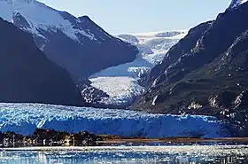 Vue du glacier