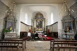 Intérieur de l'église.