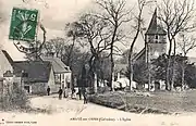 Vue du village vers 1910.
