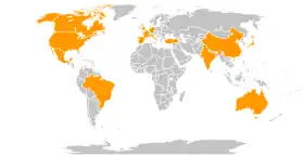 site d'Amazon dans le monde