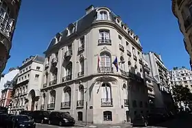 Vue de la mission diplomatique