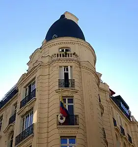 No 12 : consulat général de Colombie à Paris.
