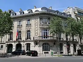 Vue de la mission diplomatique