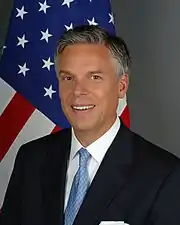 Jon Huntsman, Jr., 52 ans, ancien gouverneur de l'Utah (21 juin 2011 - 16 janvier 2012).