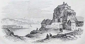 Le fort en 1862.