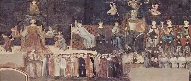 Allégorie du Bon Gouvernement, Ambrogio Lorenzetti, 1338-1339