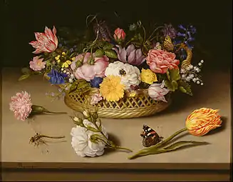 Nature morte aux fleurs, (1614), J. Paul Getty Museum, Los Angeles