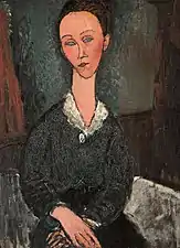 Amedeo Modigliani, Portrait de femme au col blanc.