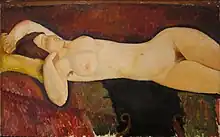Le Grand Nu, d'Amedeo Modigliani.La peinture en 1917 sur Commons