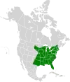 Aire de répartition de la Barbotte jaune