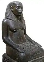 statue d'Amenhotep fils de Hapou.