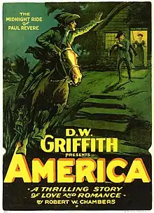 Description de l'image America (1924) D. W. Griffith poster.jpg.