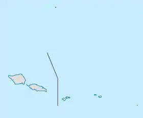 Voir sur la carte topographique des Samoa américaines