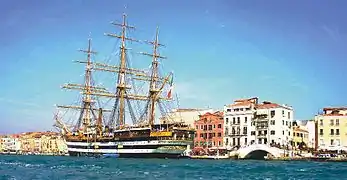 L'Amerigo Vespucci à Venise en 2006