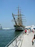 Amerigo Vespucci à Castellammare di Stabia (75e anniversaire)