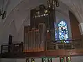 Vue de l'orgue moderne de l'église