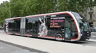 Bus du réseau de transports en commun d'Amiens en 2019.