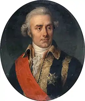 Portrait de Louis Charles du Chaffault de Besné Huile sur toile de Jean-Pierre Franque, 1839 Musée national des châteaux de Versailles et de Trianon