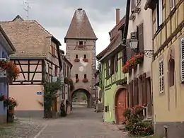 Enceinte fortifiéeporte Haute, deux tours