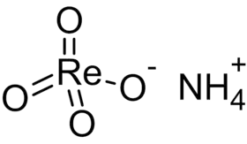 Image illustrative de l’article Perrhénate d'ammonium