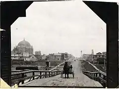 Amos, vue du pont couvert, 1923