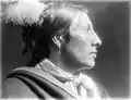 Amos Two Bulls, indien Sioux du Dakota dans le Buffalo Bill's Wild West Show (1900)