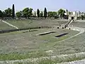 L'arène et les gradins