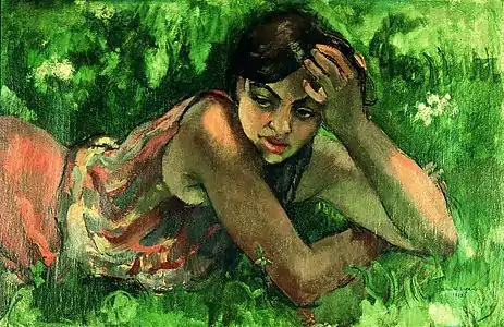 Fille gitane de Hongrie, 1932, New Delhi, National Gallery of Modern Art.