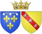 Description de l'image Ams of Marguerite de Lorraine as Duchess of Orléans.png.
